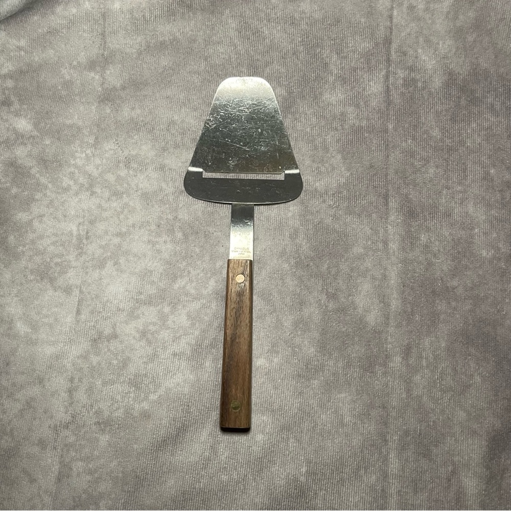 Omnibus Vintage Cheese Slicer Japan Stainless Steel Wood Handle